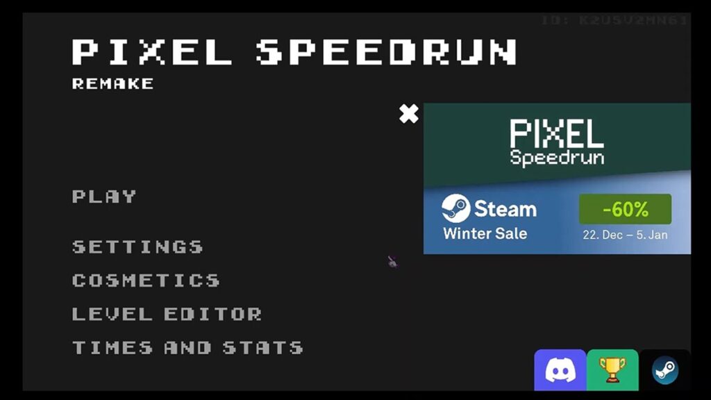 pixel speedrun